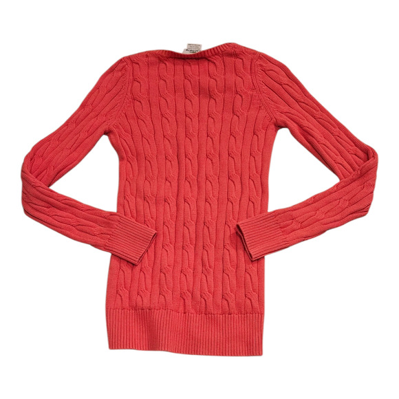 Lacoste Size 34 (Small) Pink Long Sleeve Knit Pullover Sweater - Picture 6 of 9